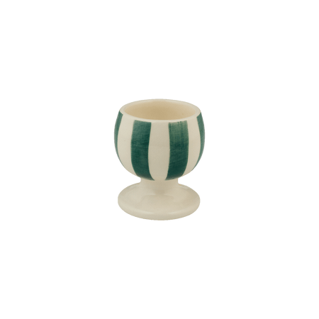 Green Stripes Egg Cup