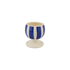 Navy Blue Stripes Egg Cup