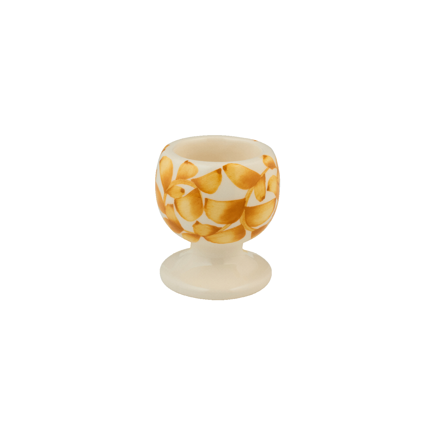 Yellow Scroll Egg Cup
