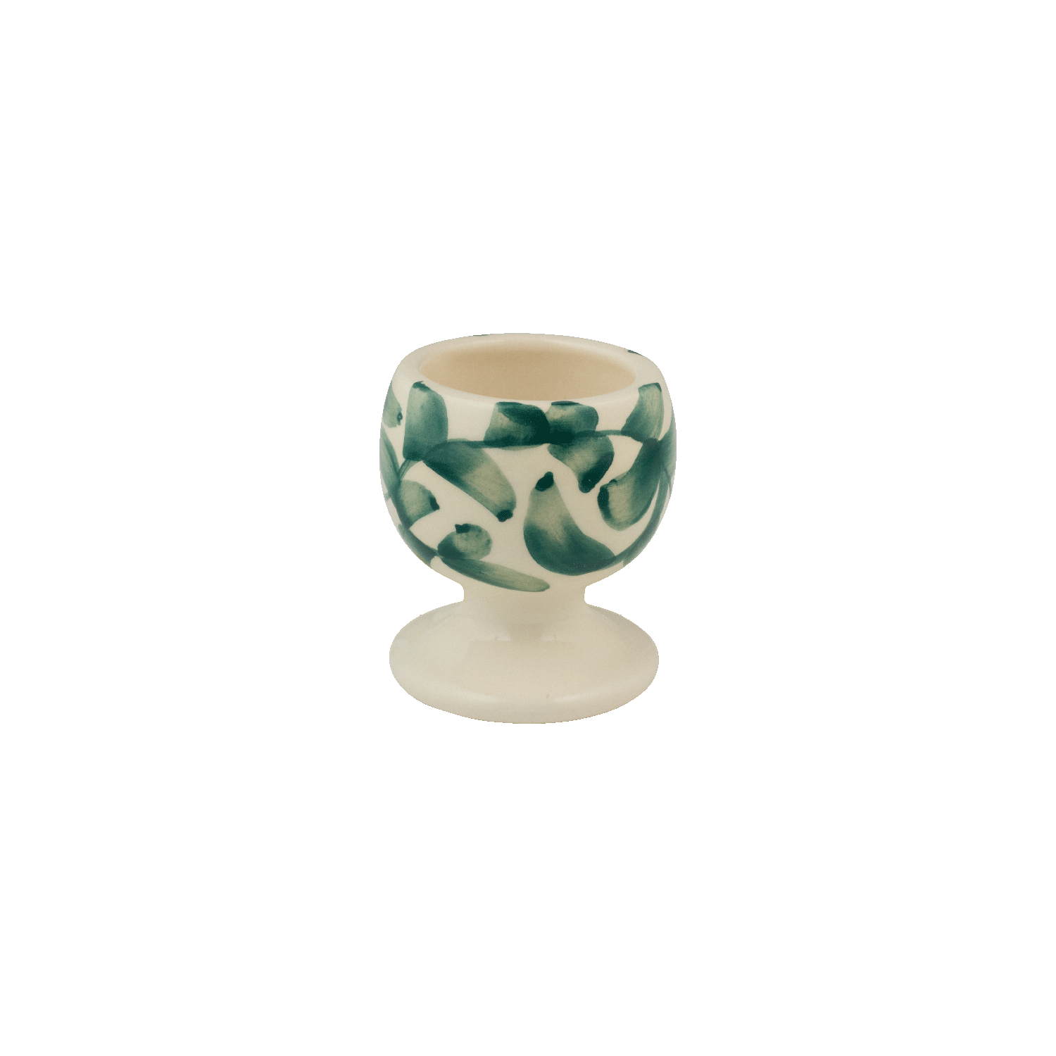 Green Scroll Egg Cup