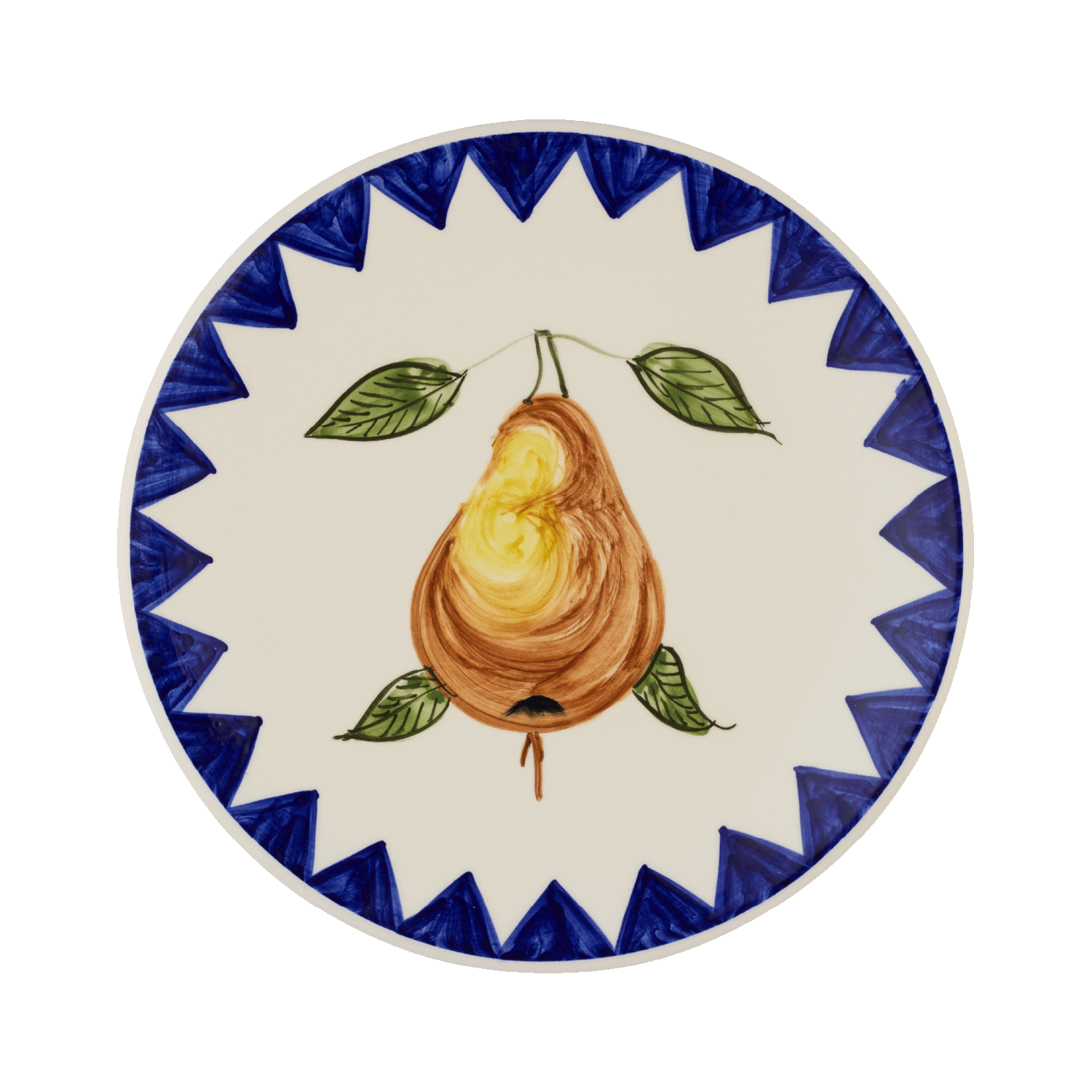 Pear Zigare Fruit Dinner Plate