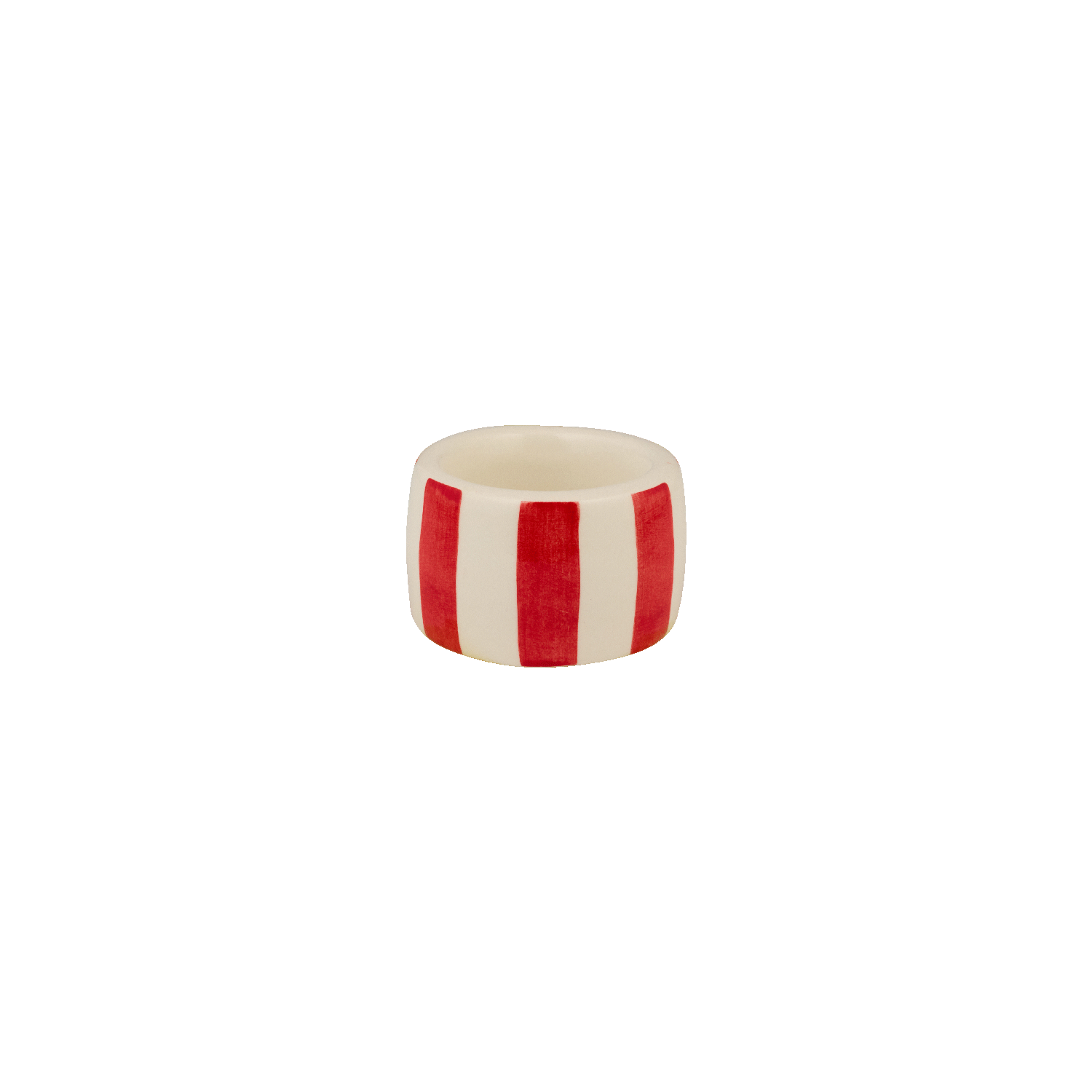 Red Stripes Napkin Ring