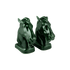 Pair of Emerald Green Horse Bookends