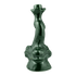 Emerald Green Dolphin Candlestick