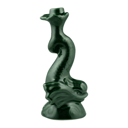 Emerald Green Dolphin Candlestick
