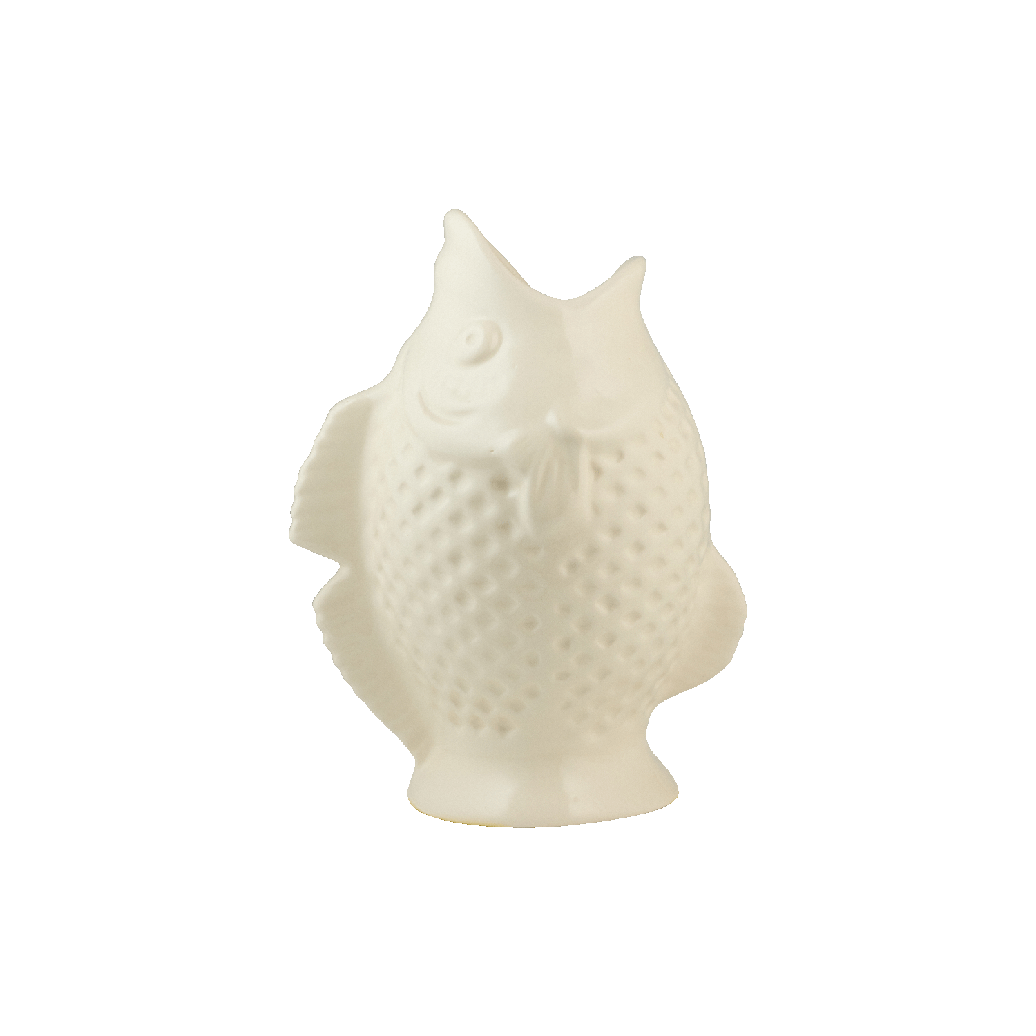 Cream Fish Vase