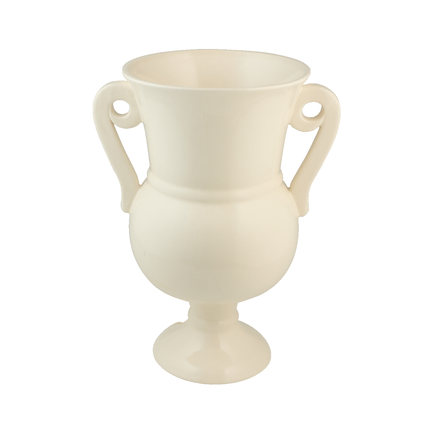 Cream Amphora Vase