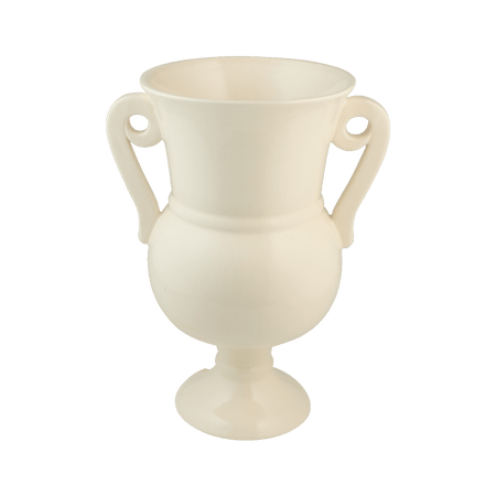 Cream Amphora Vase