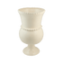 Cream Beaded Vase