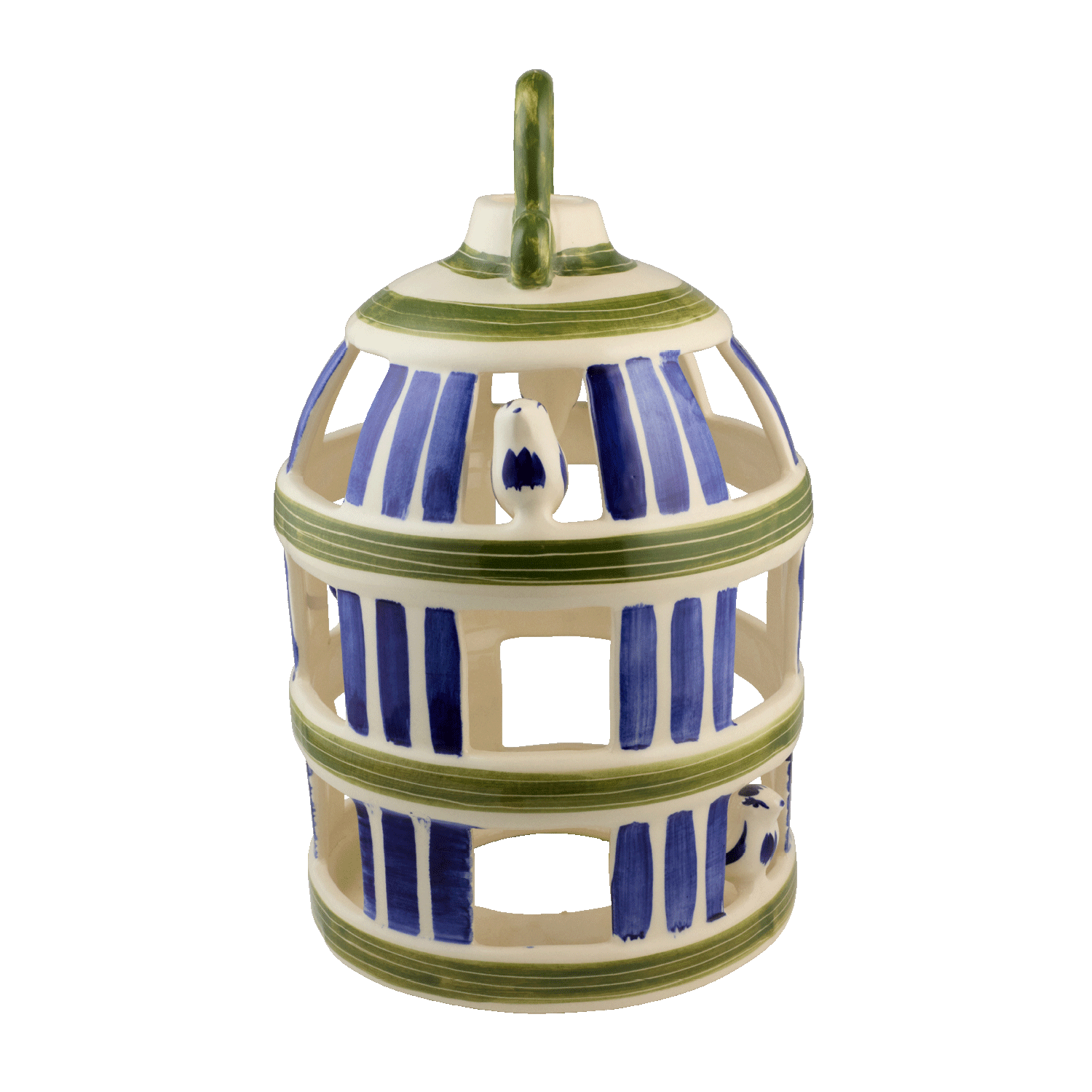 Blue Birdcage Lantern