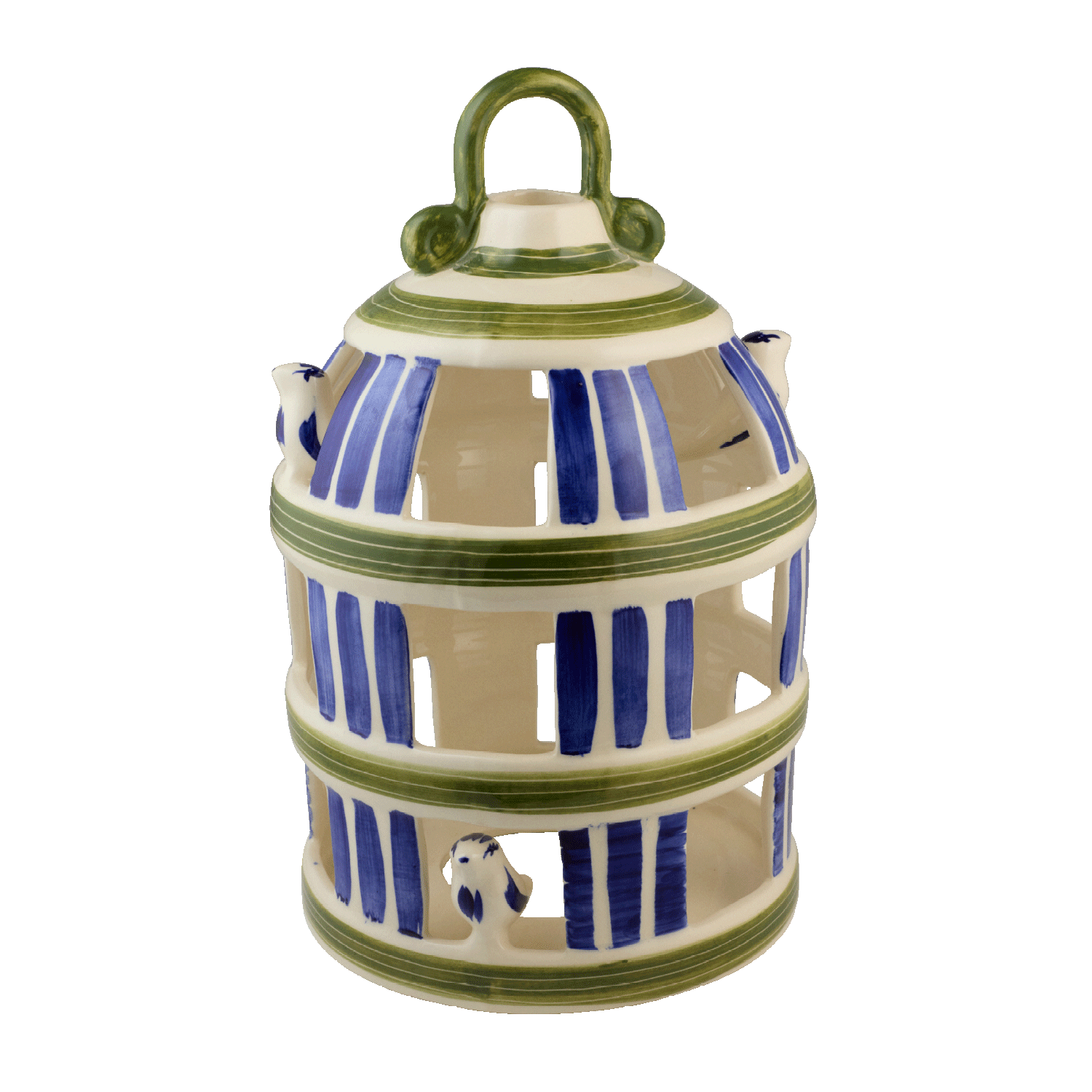 Blue Birdcage Lantern