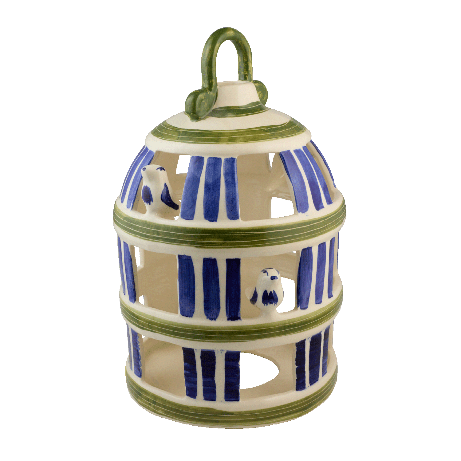 Blue Birdcage Lantern