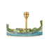 Luzzu Boat Lamp with Sail Lampshade