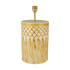 Sunflower Yellow Macramé Table Lamp