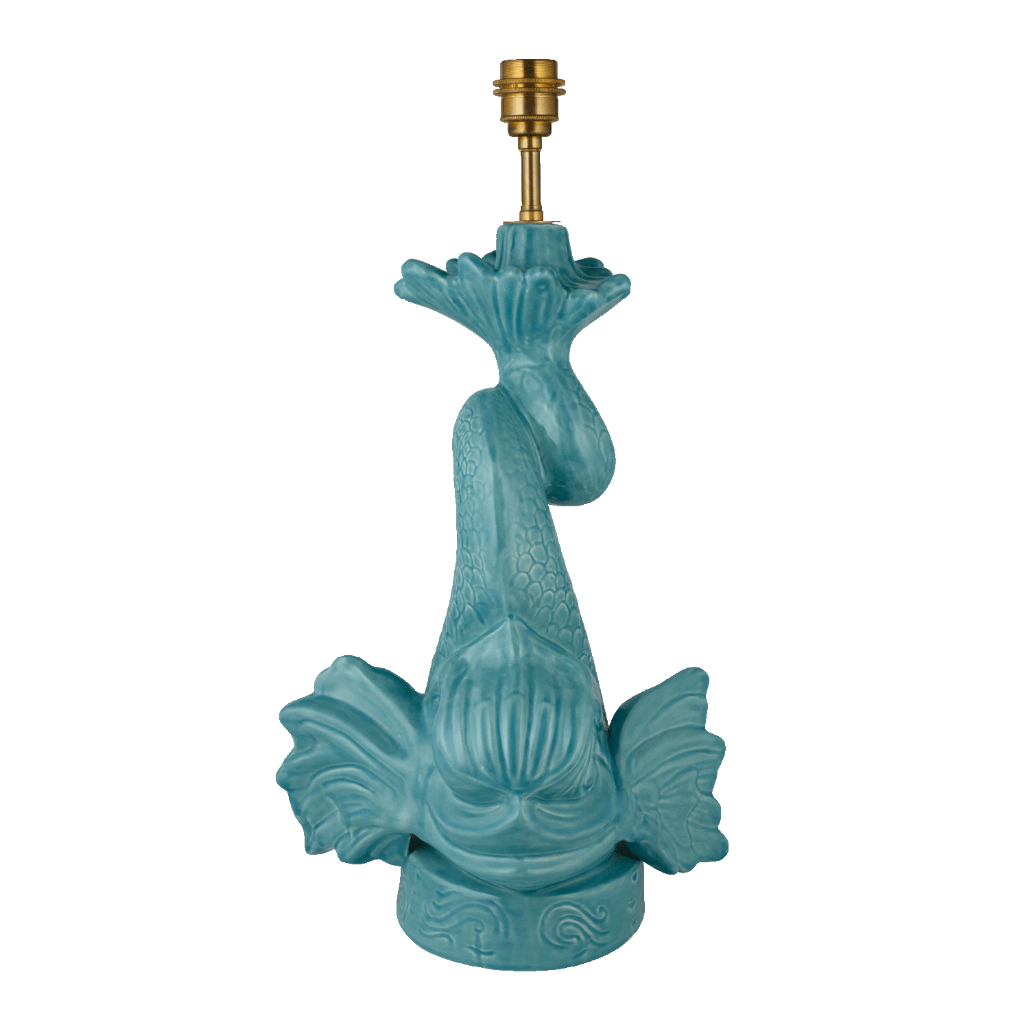 Turquoise Dolphin Lamp
