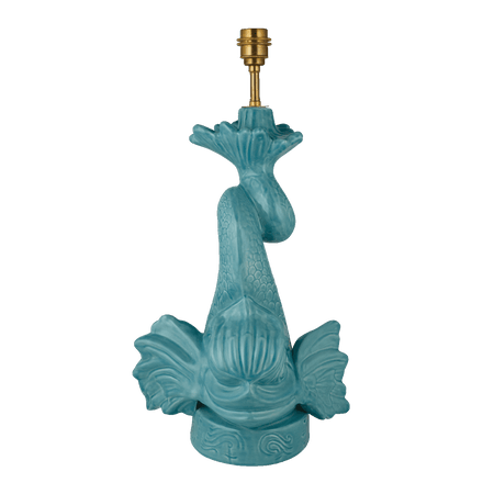 Turquoise Dolphin Lamp
