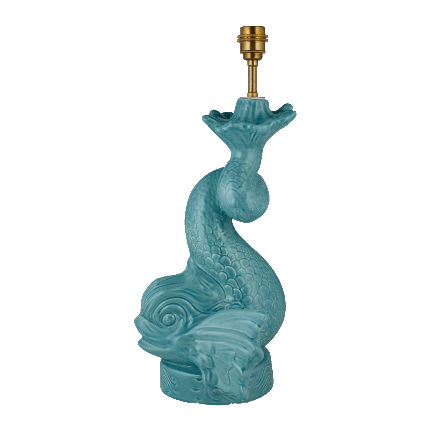 Turquoise Dolphin Lamp