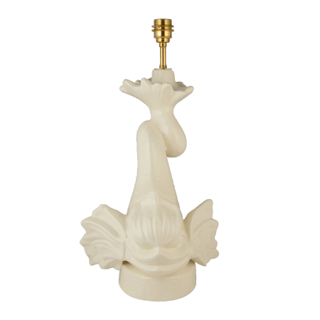 Cream Dolphin Lamp