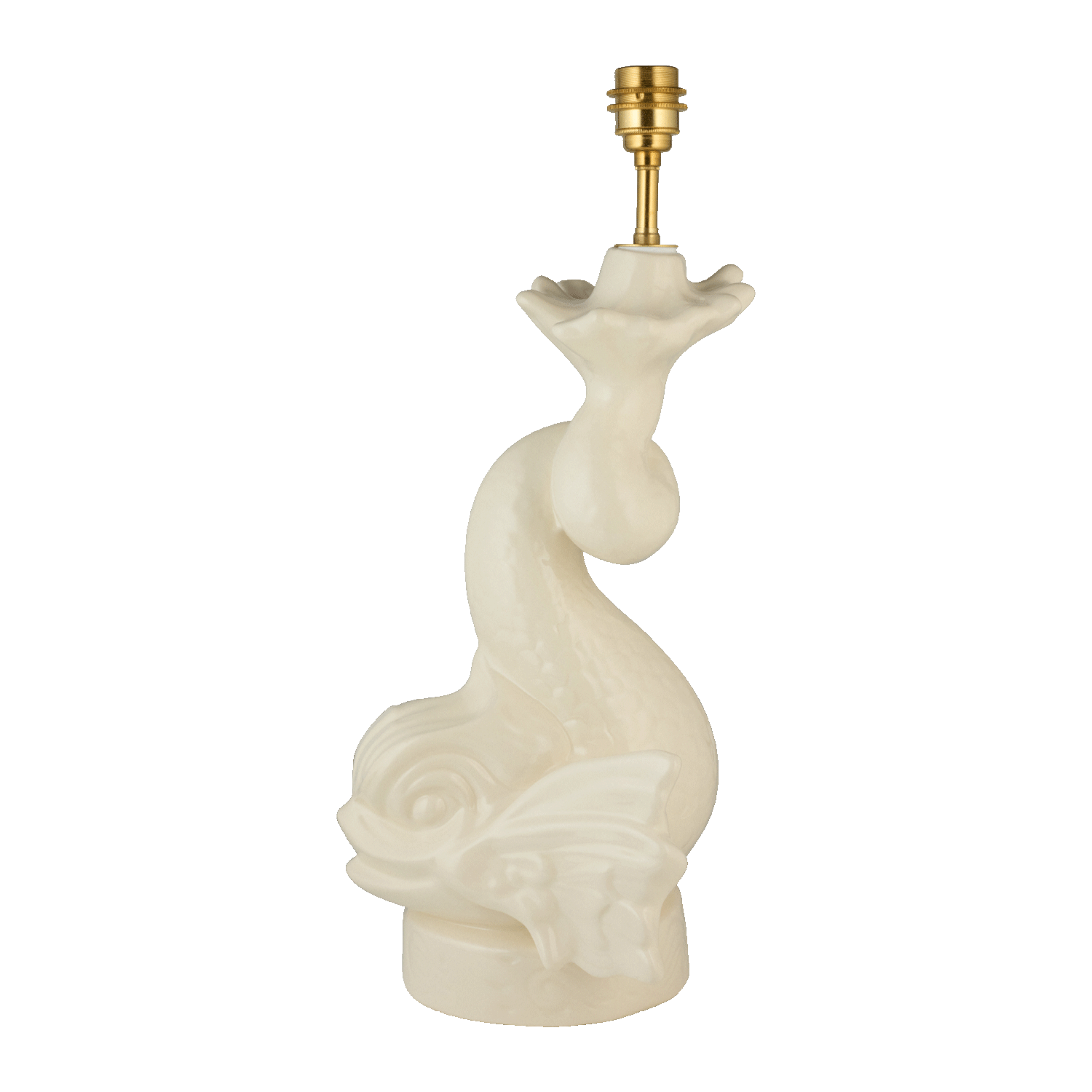 Cream Dolphin Lamp