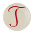 Letter Monogram Plate