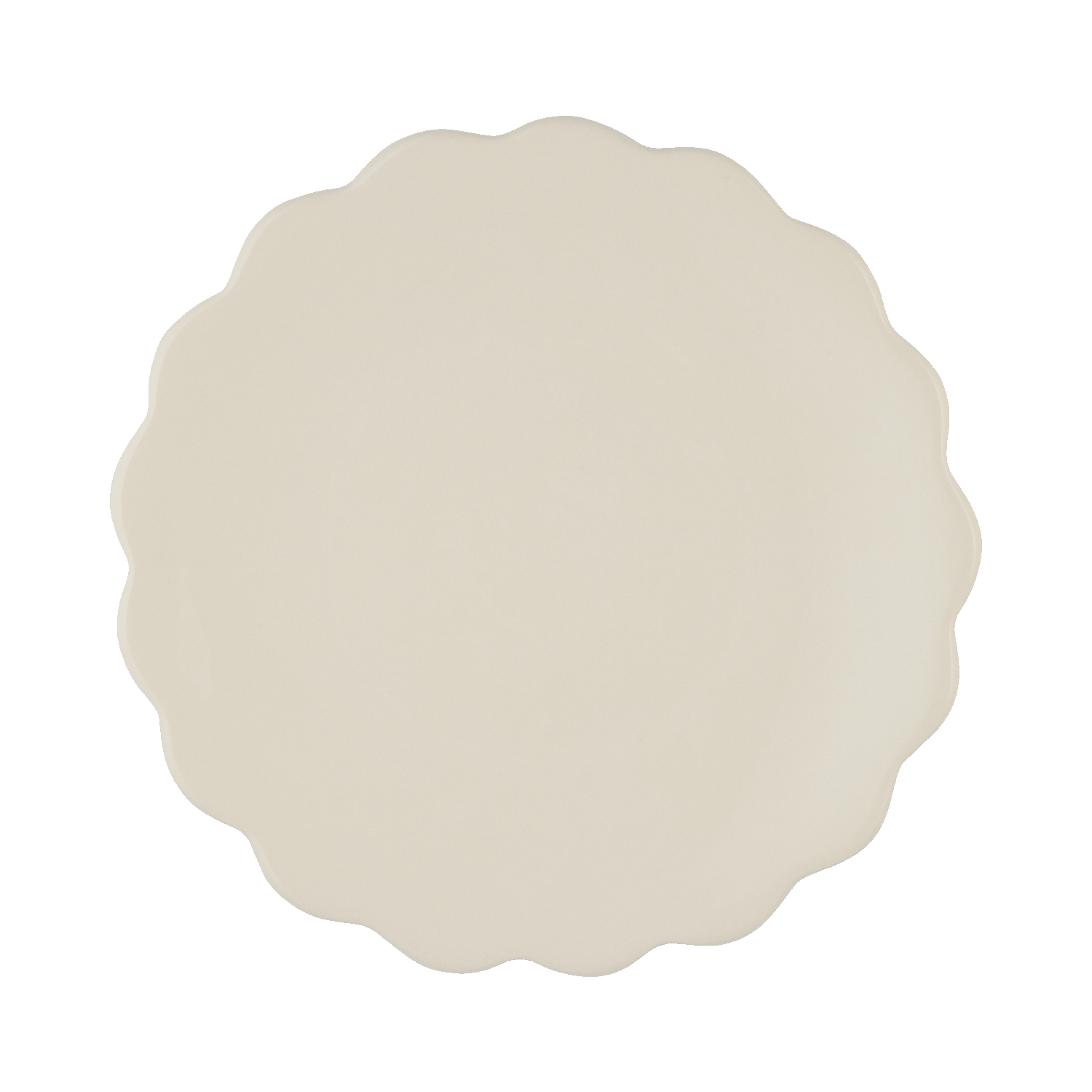 Scalloped Dinner Plate