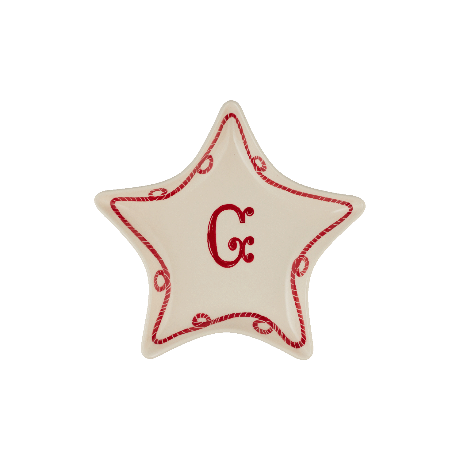 Star Monogram Plate
