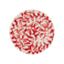 Red Scroll Pasta Plate
