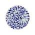 Navy Blue Scroll Pasta Plate