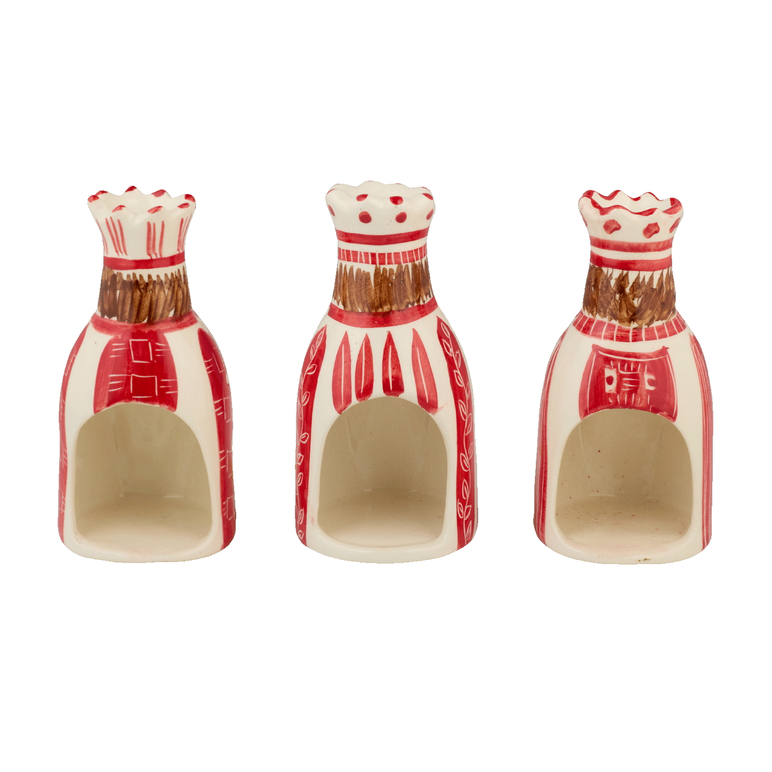 Red King Tea Lights (Set of 3)