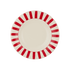 Red Stripes Pasta Plate