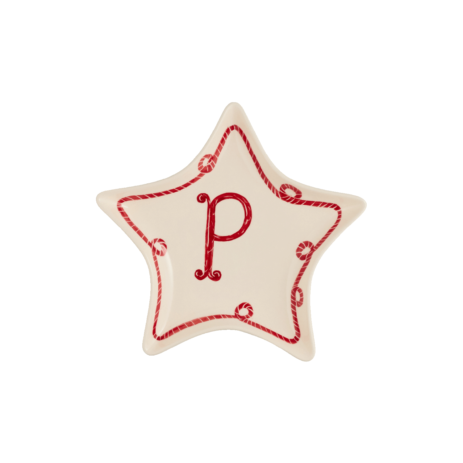 Star Monogram Plate
