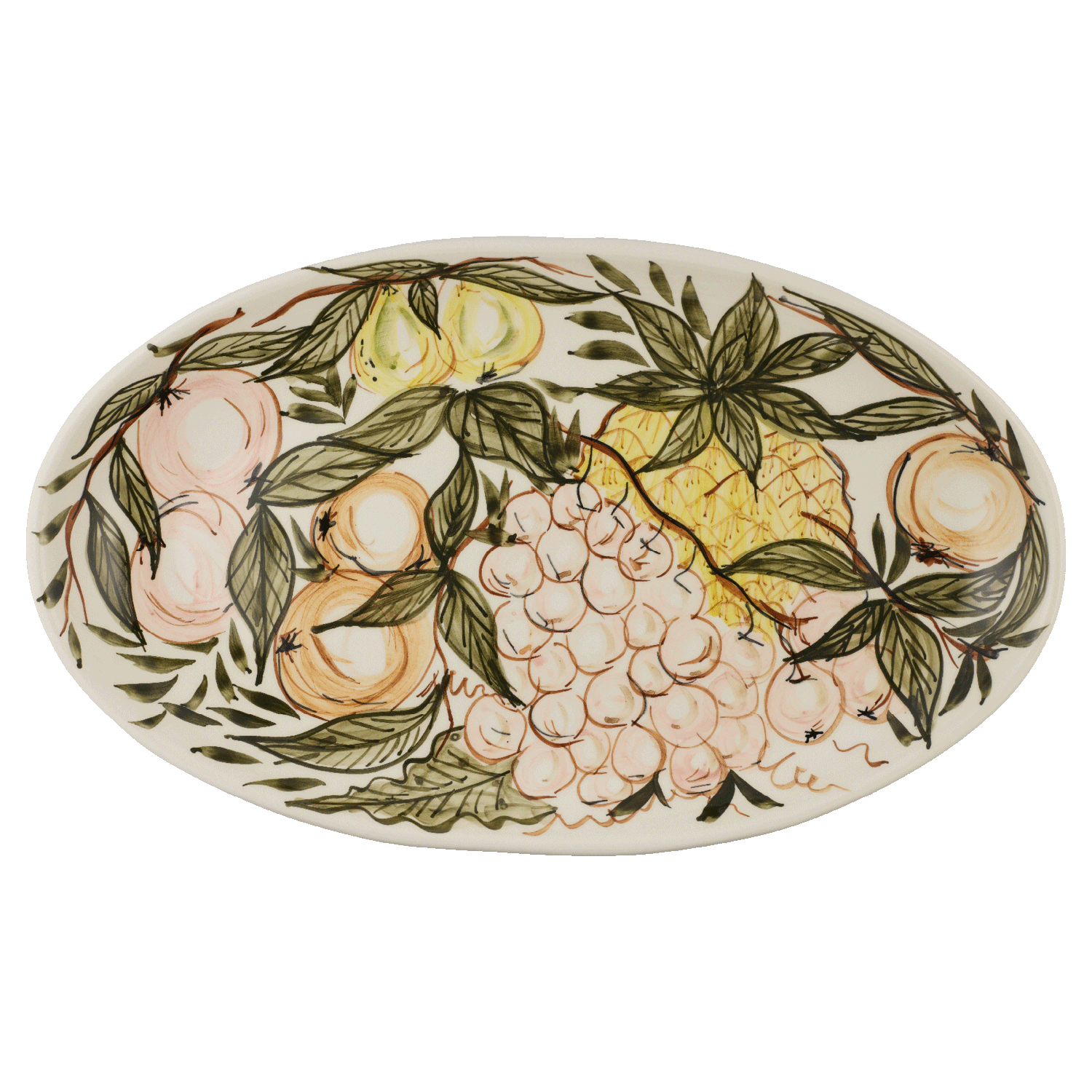 Large Fruit Oval Platter