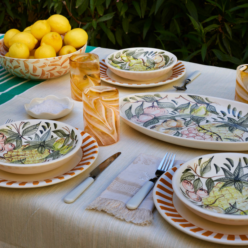 Set of Two Serving Platters, Fruit