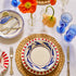 Red Stripes Dinner Plate