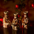 Brown King Tea Lights (Set of 3)