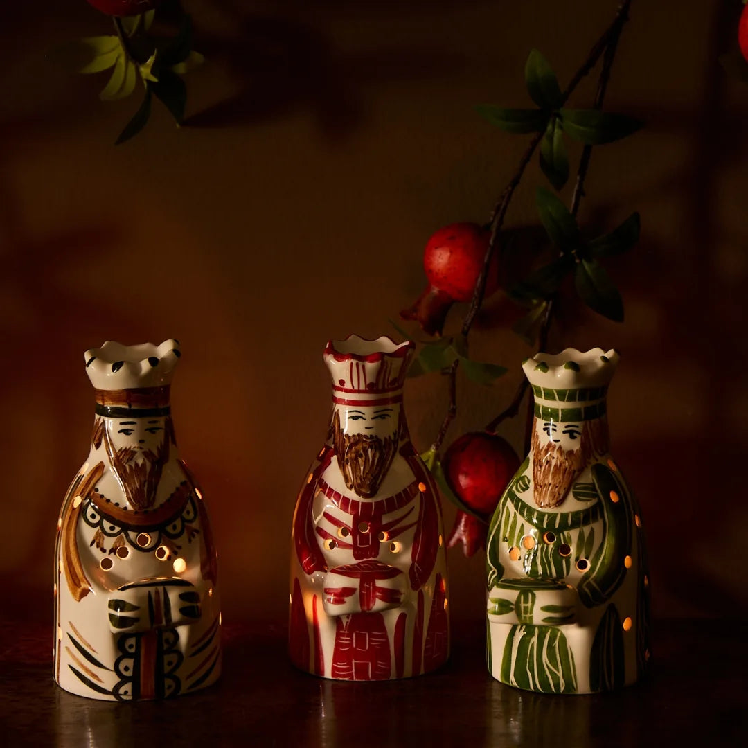 Mixed King Tea Lights (Set of 3)