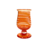 Handblown Ruby Spiral Water Glass