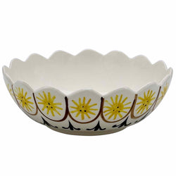 Villa Bologna Pottery X Collagerie Salad Bowl, Scalloped