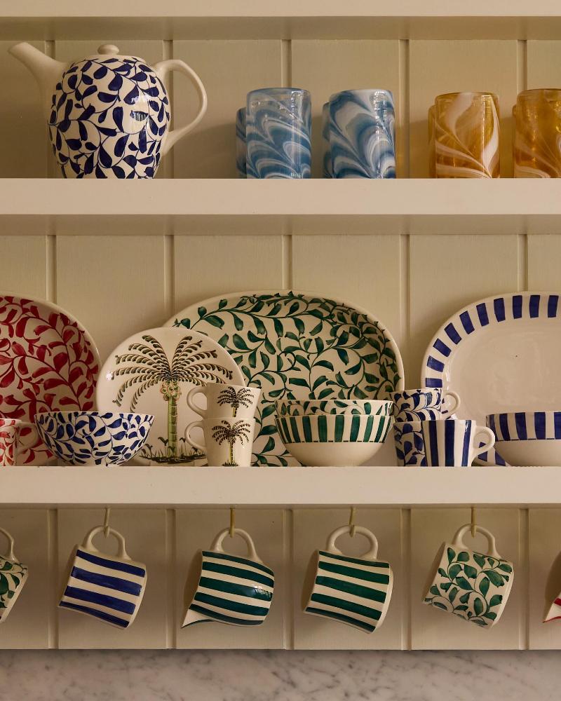 Green King Tea Lights (Set of 3) Villa Bologna Pottery