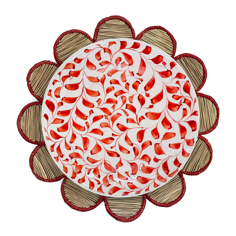 Yasmin Placemat 36cm in Red