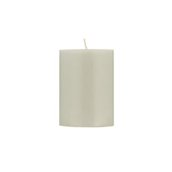 Pillar Candle 10cm in Gull Grey