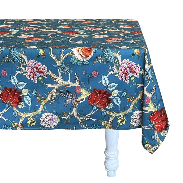 Chintz Acqua Tablecloth