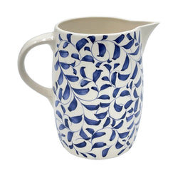 Water Jug in Navy Blue, Scroll