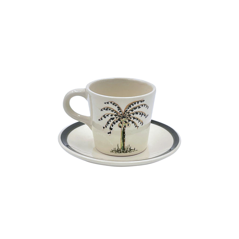 Espresso Cup & Saucer, Palm