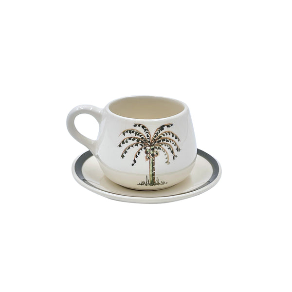 Coffee Cup & Saucer, Palm
