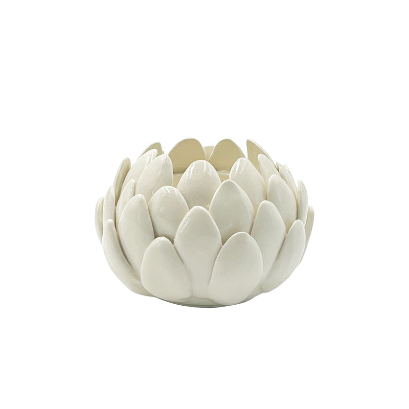 Artichoke Bowl in Cream, Small