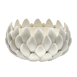Artichoke Bowl in Cream, Large