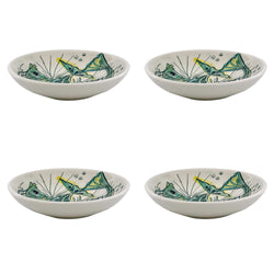 Pasta Bowl, Aldo Fish Green, Set of Four