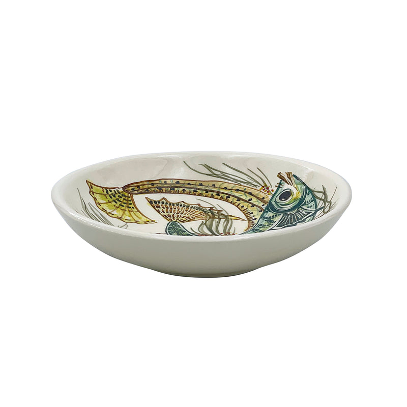 Pasta Bowl, Yellow Aldo Fish