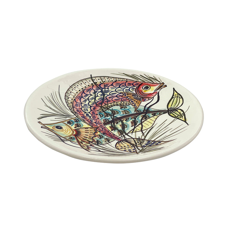 Dinner Plate, Red Aldo Fish